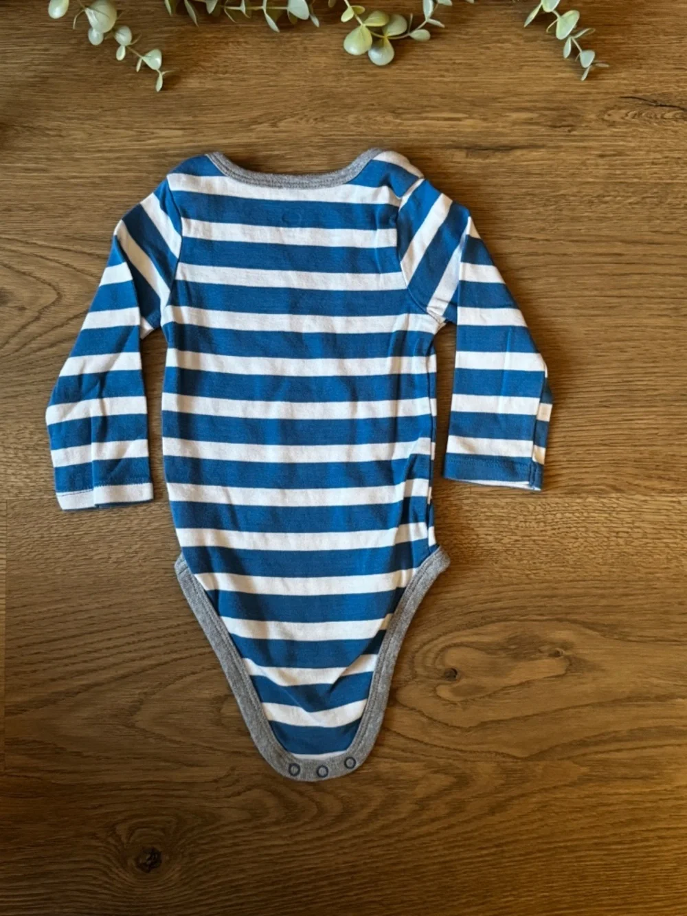 3-Pack Baby Long Sleeve Bodysuits 6-9M H&M Cloud Island Organic Cotton Bundle
